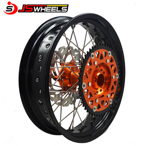 Supermoto 17 * <span class=keywords><strong>3</strong></span>.5 "/17*5.0" Tamaño 36 orificios <span class=keywords><strong>KTM</strong></span> EXC300 EXC400 EXC500 Motocicleta <span class=keywords><strong>Ruedas</strong></span> - Product Image 2