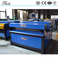 Machine de formage de conduits d'air Anhui Preda Auto, ligne de fabrication de conduits de ventilation, puissance 8,5 kW, épaisseur de tôle 0,5-1,2 mm, garantie 2 ans