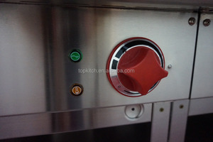 De acero inoxidable AISI 304 bien diseñado Gas calentador de comida de Bain Marie - Product Image 6
