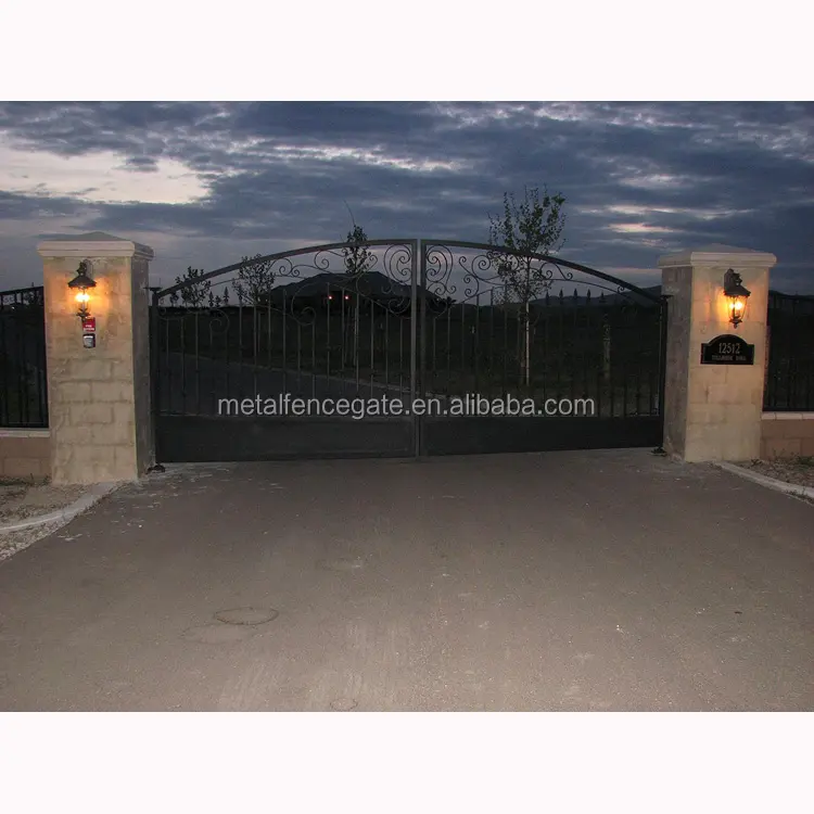 ออกแบบใหม่ Driveway gates สำหรับบ้าน