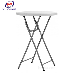 Cheap Price Plastic Folding High Bar Cocktail Table