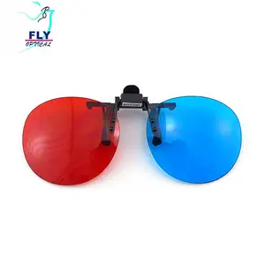 2020 red blue Universal plastic imax Movie Game Framed ,Vision 3d clip on glasses