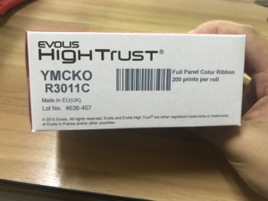 <span class=keywords><strong>Evolis</strong></span> primato R5F008S140 ymymcko nastro a colori 300 immagini/rotolo - Product Image 6