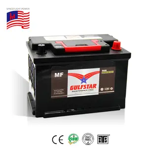 Batteries auto en gros DIN75 standard 12v 75ah batterie de voiture au plomb sans entretien autobatte