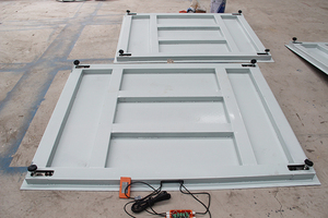 Huaxin TCS-3T giá thấp 1t 2t 3t sàn công nghiệp quy mô tùy chỉnh OEM ODM hạt lớn có trọng lượng quy mô 1x1m thép không gỉ - Product Image 4