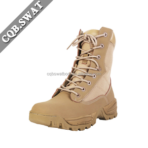 Bottes de mode noires unisexes de haute qualité en gros, mi-montantes, antidérapantes, à lacets, pour <span class=keywords><strong>homme</strong></span>, été - Product Image 3