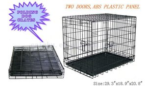 Fabbrica diretta grande gabbia per cani per interni all'aperto in legno e ferro canile piccola casa per gatti e animali domestici scatola imballata - Product Image 3