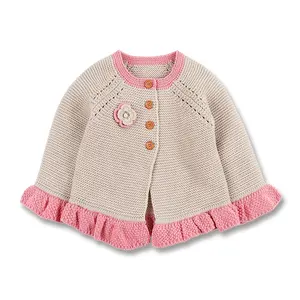 Mimixiong Custom Leuke Bloem Gebreide Baby Vest Jongen Meisje Trui Winter Herfst Baby Gebreide Truien