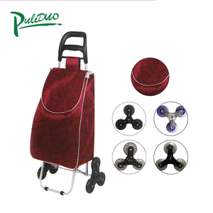 Nuevo tipo de lona plegable rueda grande bolsa de compras carro - Product Image 5