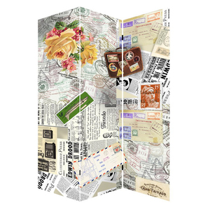 Hữu Ích Handmade Tùy Chỉnh Gấp Hoa Vải Màn Hình Phòng Divider - Product Image 2