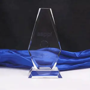 Großhandel Kunden Blank K9 Glas Awards Kristall Awards Plaque Acryl Klar Award