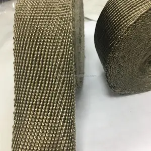 China Manufacturer 1 "1.5" 2 "Titanium Colored Heat Resistance Insulating Exhaust header wrap band