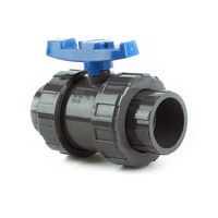 <strong>Best</strong> <strong>Selling</strong> 1/2 Inch 2 Inch Plastic Handle PVC UPVC True Double Union <strong>Ball</strong> <strong>Valve</strong>