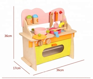 Bán buôn trung quốc rẻ hơn trẻ em bằng gỗ giả vờ chơi cô gái nấu ăn trò chơi nhà bếp thiết lập cho trẻ em wkt003 - Product Image 4