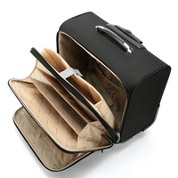 Bagage de chariot de voyage d'affaires valise