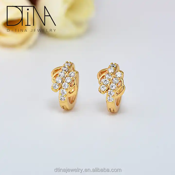 Beautiful Gold Plated Latest Combo Earrings for Women and Girls