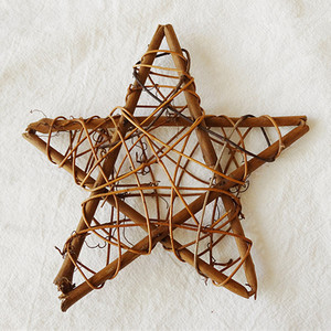 Phong Cách Mới Handmade Màu Sắc Tự Nhiên Vòng Hoa Vòng Bán Buôn Trang Trí Hình Ngôi Sao Nho Vòng Hoa - Product Image 5