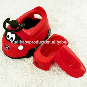 Nuevo Bebé plástico potty, inodoro de los niños, coche diseño silla insignificante del bebé - Product Image 5