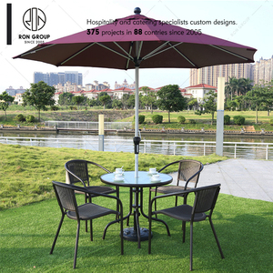 Modern Cheap Price Durable Beach Garden <strong>Patio</strong> Dining Room Restaurant <strong>Plastic</strong> Wicker Rattan <strong>Table</strong> and Chair Set Outdoor Furniture - Product Image 6