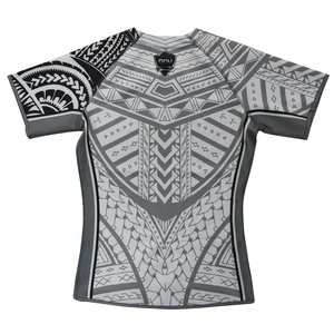Kaus Rugby Desain Khusus Cepat Kering Kustom Pencetakan Transfer Panas Populer - Product Image 5