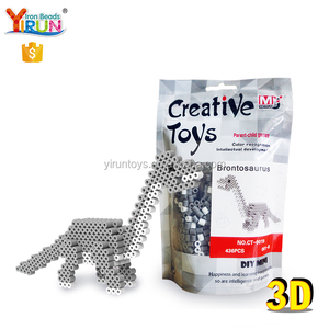 Nouveau produit lancement 2017 3D <span class=keywords><strong>dinosaure</strong></span> BRICOLAGE 5mm perler fusionné <span class=keywords><strong>hama</strong></span> perles ensemble oem perles - Product Image 2