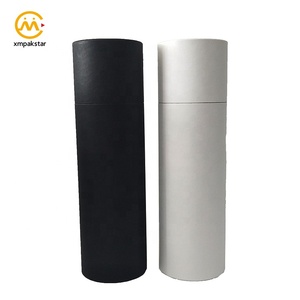 Venta al por mayor reciclable y reutilizable redondo negro cartón tubo <span class=keywords><strong>cilindro</strong></span> papel blanco vino licor botella caja <span class=keywords><strong>de</strong></span> embalaje - Product Image 2