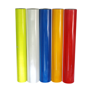 Film réfléchissant prismatique auto-adhésif de sécurité routière en vinyle réfléchissant de qualité identique à PC <span class=keywords><strong>EGP</strong></span> jaune 48 x 150 pieds 4083 - Product Image 1