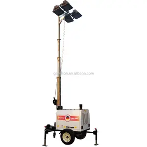 Diesel Towable Mobile LED Lighting Tower with disgel generator