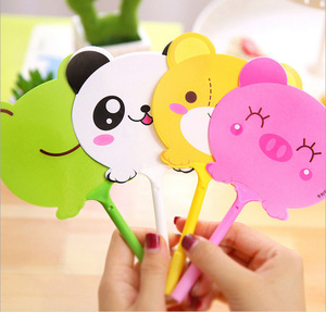 Sveglio e Bello di Figura del Ventilatore di Promozione logo personalizzato Novità pubblicità ventilatore di plastica della <span class=keywords><strong>penna</strong></span> per i bambini dare via - Product Image 2