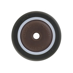 Rueda giratoria SS de <span class=keywords><strong>1</strong></span> pulgada, ruedas pequeñas de goma para quioscos de exhibición - Product Image 6