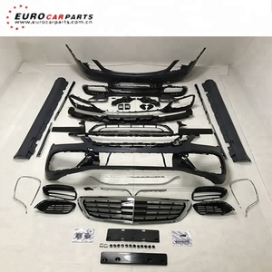 Kit de carrosserie nouveau style S classe w222 S65, pour S320 S350 S400 S500 à <span class=keywords><strong>S63</strong></span> S65, avec phares et feux arrières, <span class=keywords><strong>2018</strong></span> - Product Image 1