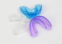 Bretelles orthopédiques en Silicone bleu, embouts dentaires orthodontiques pour les dents