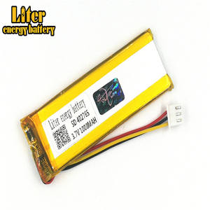 Connector 2,5-3 p 3,7 V 402765 1000 mAh polymer lithium Li Ion battery durable for - Product Image 3