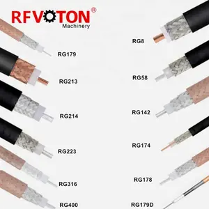 Bester Preis <span class=keywords><strong>RG59</strong></span> 2C RG6 3C-2V RG58 5 C2V RJ59 Koaxialkabel Leistung Siamesische CCTV-Kupfer leiter PVC-Isolierung RoHS CE-zertifiziert - Product Image 2