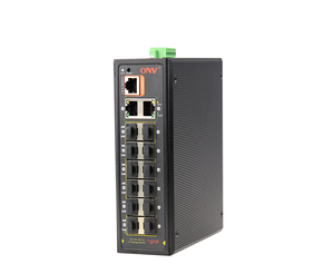 IP40 quản lý công nghiệp Ethernet chuyển đổi 12 SFP và 2 RJ45 cổng Ethernet chuyển đổi và 1 Giao diện điều khiển cổng - Product Image 2