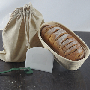 Rectangulaire en rotin <span class=keywords><strong>pain</strong></span> <span class=keywords><strong>banneton</strong></span> panier d'épreuvage - Product Image 2