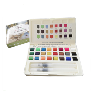 Maquillage profissination enfants <span class=keywords><strong>peinture</strong></span> set Logo Imprimé aquarelle ensemble - Product Image 1