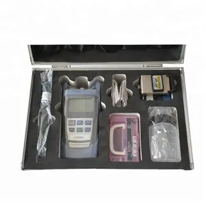 fiber optic tool kit box with optical power meter