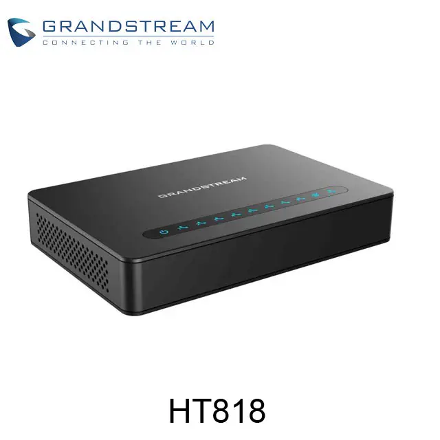 Аналоговый телефонный адаптер 8-портовый VoIP-шлюз Grandstream HT818 с 8 портами FXS