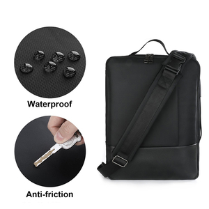 <span class=keywords><strong>Mochila</strong></span> Impermeable Antirrobo para Portátil Oxford para Macbook Air Pro y <span class=keywords><strong>Dell</strong></span> de 13.3-15.6 Pulgadas con Cierre de Cremallera Unisex Negra - Product Image 5