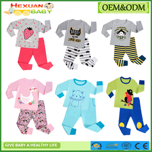 Bambini animal pigiami per bambini indumenti da notte del bambino stampato pigiami delle ragazze dei ragazzi indumenti da letto del bambino vestito di notte per 2-7y - Product Image 3
