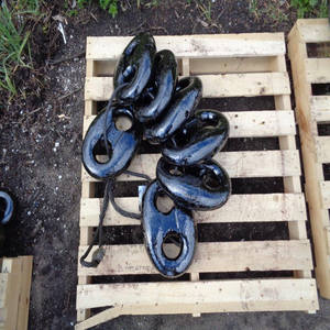 Rantai Jangkar <span class=keywords><strong>Studless</strong></span> U2/U3 Yang Dilas Di Laut - Product Image 6