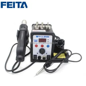 FEITA 8586 Hot Air Gun dan Solder Besi 2 In 1 Electric Solder