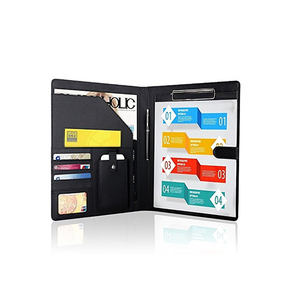Cuoio dell'unità di elaborazione Cartella di File Cartelle con Tasche Clipboard <span class=keywords><strong>per</strong></span> Formato Letter Writing <span class=keywords><strong>Pad</strong></span> - Product Image 4