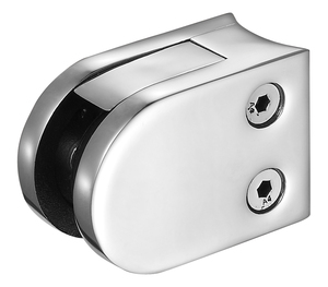 Panneau rond de douche coulissant, support de porte de douche, pinces de salle de bains, fournitures d'usine, verre et acier inoxydable pour balustrade en verre, Standard chinois, livraison gratuite - Product Image 1