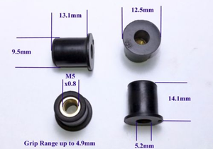 High Quality Brass Windshield Windscreen Bolt <strong>Screw</strong> <strong>Nut</strong> for Motorcycle Use - Product Image 2