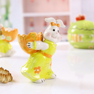 Gros lapin de pâques <span class=keywords><strong>en</strong></span> céramique coquetier <span class=keywords><strong>en</strong></span> céramique <span class=keywords><strong>porte</strong></span>-oeufs <span class=keywords><strong>en</strong></span> céramique - Product Image 4