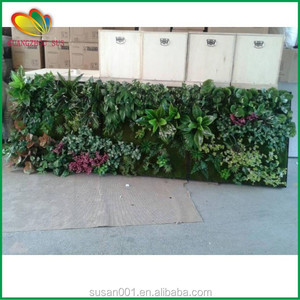 Interior pared verde artificial plástico tela artificial plantas artificiales hierba pared - Product Image 6