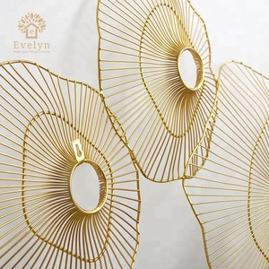 Gold Metal Modern Wall Art Decoration <strong>China</strong> <strong>Import</strong> <strong>Items</strong> <strong>Decor</strong> <strong>for</strong> <strong>Home</strong> - Product Image 5
