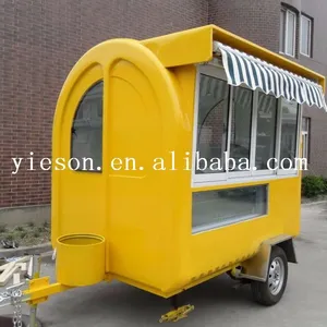Coloré espresso panier kiosque & van avec Cuisson Four Machine pour Vente Donut et Crêpe